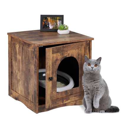 Industrial Cat Cabinet with Litter Tray Space