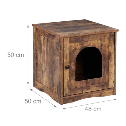 Industrial Cat Cabinet with Litter Tray Space