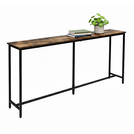 Industrial Console Table, 160 cm, Metal and Wood
