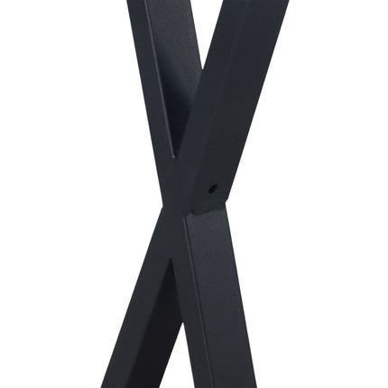 Industrieller Konsolentisch, 2-stufig, Metallrahmen
