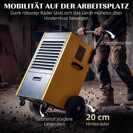 Industrie-Luftentfeuchter, 70L/Tag, Dauerdrainage