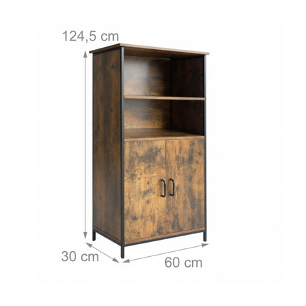 Industrial Kitchen Cabinet, Adjustable Shelves