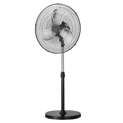 Industrial Pedestal Fan, 20-Inch, 90 Oscillating, 3-Speed