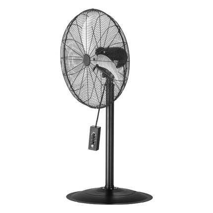 Industrial Pedestal Fan 24 Inch, Height Adjustable, 85 Oscillation