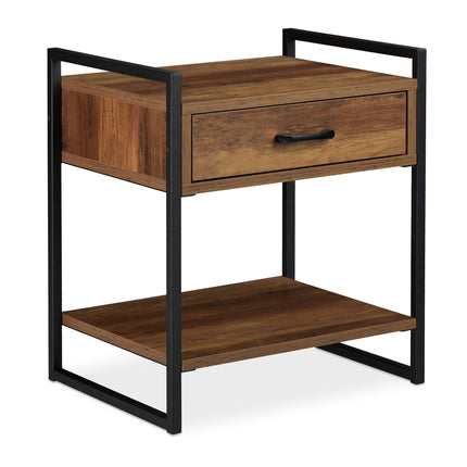 Industrial bedside table