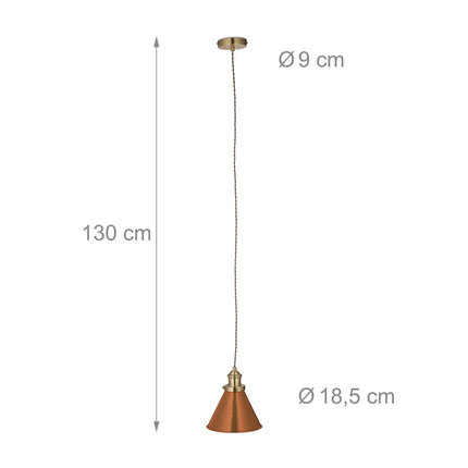 Lampe à suspension industrielle