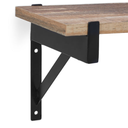Industrial wall shelf