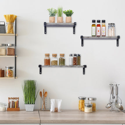 Industrielles Wandregal 3er Set