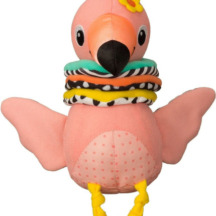 Infantino hudební plameňák na mazlení