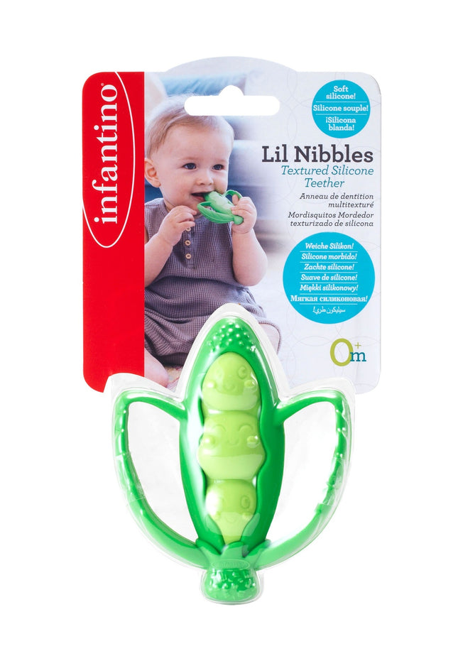 Infantino Lil’ Nibbles Silikon-Beißring