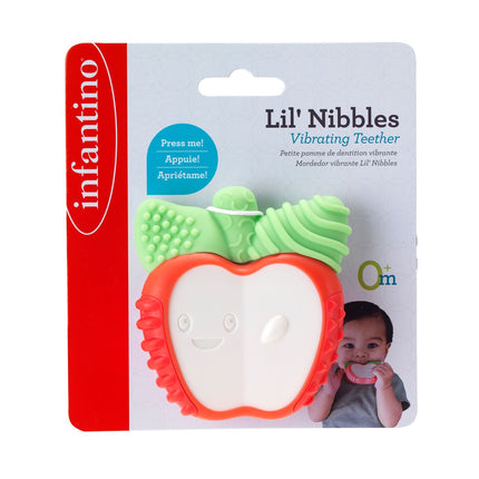 Infantino Lil´ Nibbles Vibrating Teether- Apple