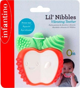 Infantino Lil´ Nibbles Vibrating Teether- Apple