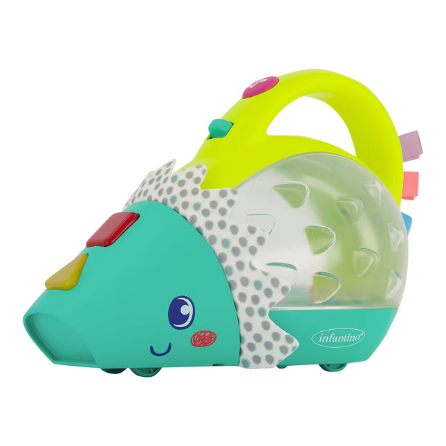 Infantino Push & Pop Mini-Staubsauger mit Licht und Musik