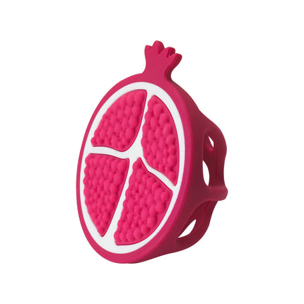 Infantino Soothing Silicone Teether, Pomegranate