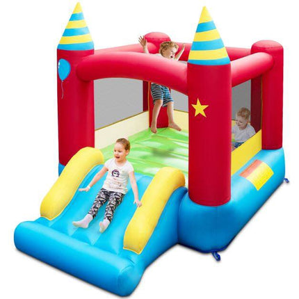 Inflatable Bounce House with Slide & Carry Bag, 3 Kids