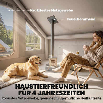Aufblasbares Campingzelt, 5-8 Personen, 5000mm Wasserdichtigkeit