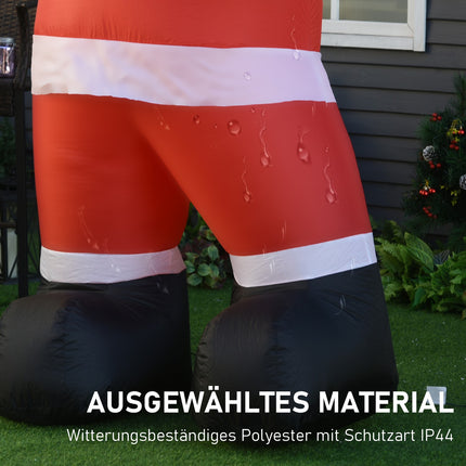 Inflatable Christmas Santa with LED Lights, 243cm