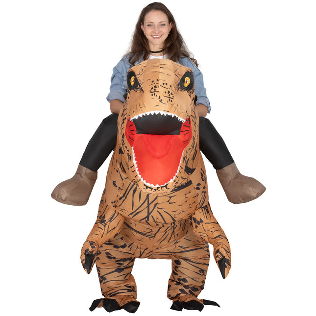 Inflatable Dinosaur Costume for Adults, T-Rex Halloween
