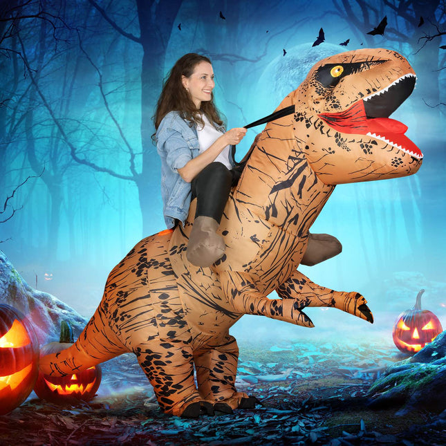 Inflatable Dinosaur Costume for Adults, T-Rex Halloween