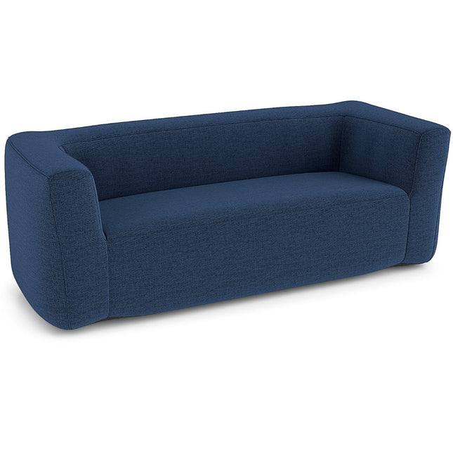 Aufblasbares Doppelsitzer-Sofa mit abnehmbarem Bezug, Blau, 138 cm