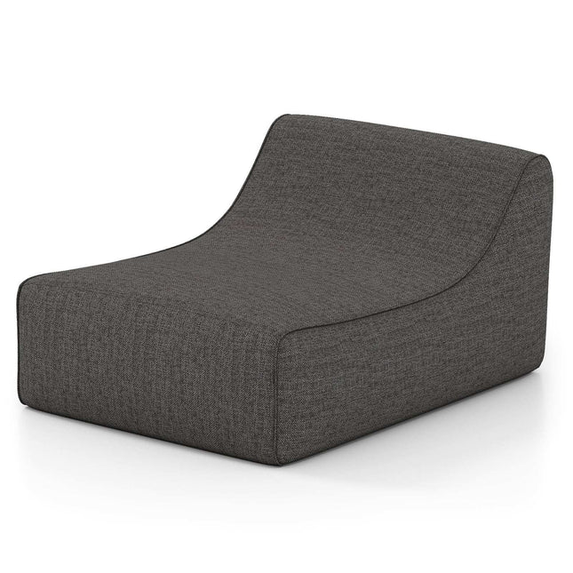 Aufblasbarer ergonomischer Liegestuhl mit abnehmbarem Bezug
