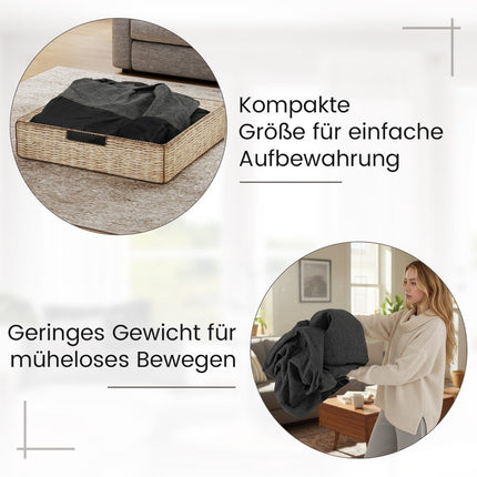 Nafukovací ergonomické relaxační křeslo se snímatelným potahem