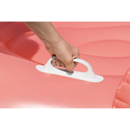 Aufblasbarer Flamingo-Pool-Schwimmkörper, 138 x 107 cm, Kinder ab 3 Jahren