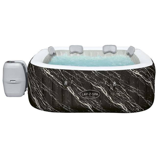 Aufblasbarer Whirlpool mit LED-Beleuchtung, AirJet-Massage, für 6 Personen