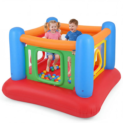 Inflatable Kids Bounce House with Ball Pit and Trampoline