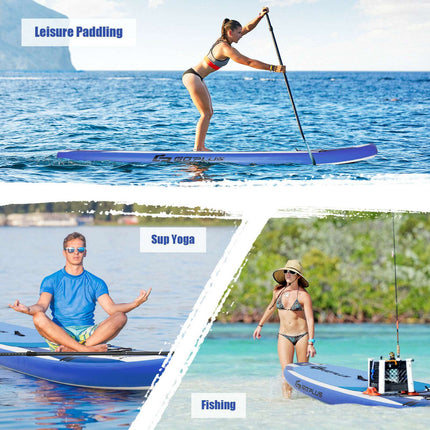 Aufblasbares Paddle Board 320 cm, Verstellbares Paddel, Pumpe