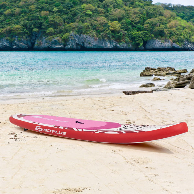 Nafukovací paddleboard 325x76x16cm, set, růžová