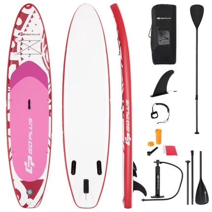 Inflatable Paddle Board 325x76x16cm Kit, Pink