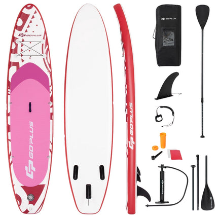 Inflatable Paddle Board 325x76x16cm Kit, Pink