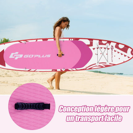 Inflatable Paddle Board 325x76x16cm Kit, Pink
