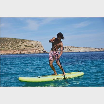 Inflatable SUP Board 335 cm, 3 Fins, Lime Yellow