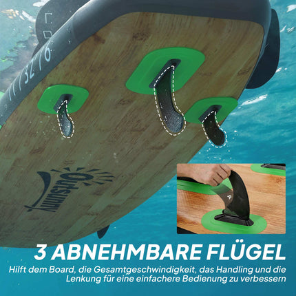 Aufblasbares SUP Board 335x82 cm mit Sitz & Zubehör