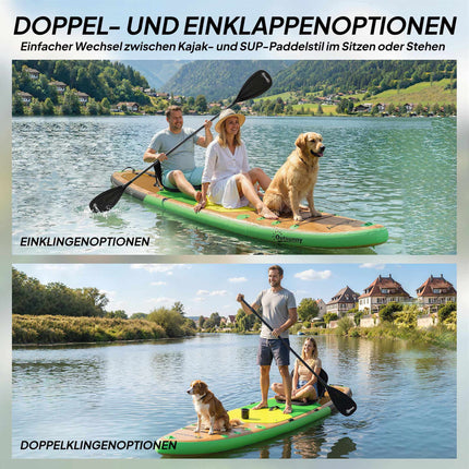 Aufblasbares SUP Board 335x82 cm mit Sitz & Zubehör