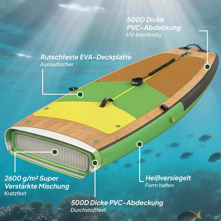 Aufblasbares SUP Board 335x82 cm mit Sitz & Zubehör