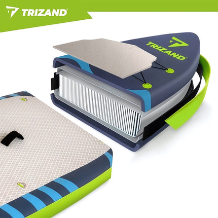 Inflatable SUP Board 350 cm with Adjustable Paddle, Pump, Backpack, Max 180 kg