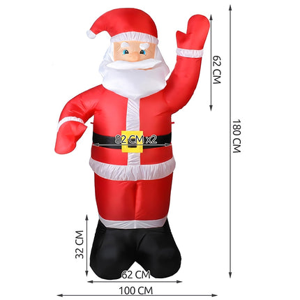 Aufblasbarer Weihnachtsmann Ruhhy 22624 