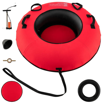 Aufblasbarer Schneereifen 100cm mit Pumpe & Zugseil