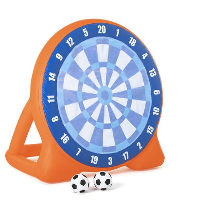 Aufblasbare Fußball-Dartscheibe mit Bällen, 157 x 107 x 157 cm
