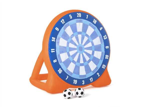 Aufblasbare Fußball-Dartscheibe mit Bällen, 157 x 107 x 157 cm