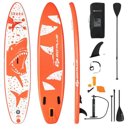 Inflatable Stand Up Paddle Board 10.5 ft, Paddle, Pump