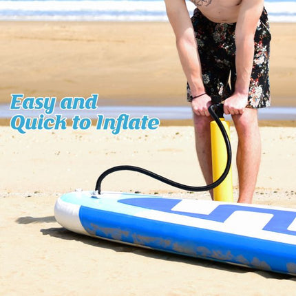 Aufblasbares Stand Up Paddle Board 305 cm, Paddel, Pumpe und Tasche