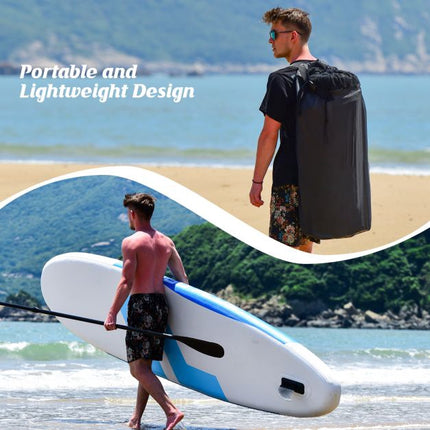 Aufblasbares Stand Up Paddle Board 305 cm, Paddel, Pumpe und Tasche