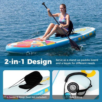 Nafukovací paddleboard 11 Ft, batoh, úchyty pro kajak