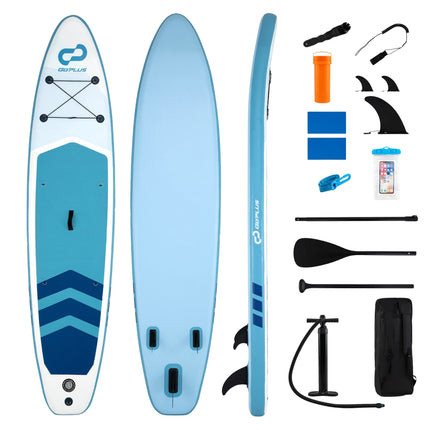 Aufblasbares Stand-Up-Paddle-Board 335 cm, Rucksack, 159 kg