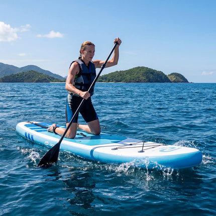 Aufblasbares Stand-Up-Paddle-Board 335 cm, Rucksack, 159 kg