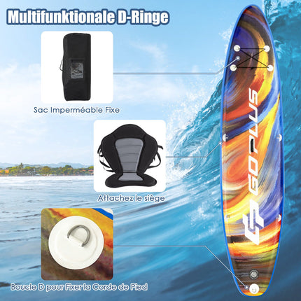 Nafukovací paddleboard 320cm, sedačka, 150kg